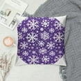 thumbnail image 2 of Autua Snowflake Pattern Decorative Throw Pillow Cover for Home Couch Living Room Sofa Bedroom Car 1PC 22x22in, 2 of 5