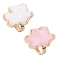 thumbnail image 3 of 2pcs Resin Nail Art Ring Palettes Shell Cloud Finger Ring Plate Mixing Palettes, 3 of 7