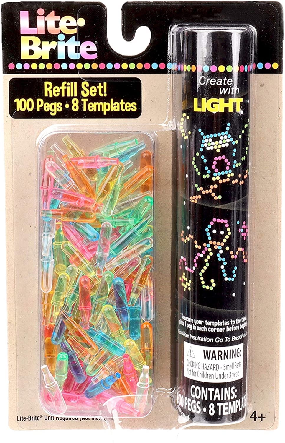 Lite Brite My Little Pony Art Toy with 4 Reusable Templates