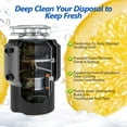 thumbnail image 3 of Garbage Disposal Cleaner Deodorizer Tablets 26Pack,XL Powerful Foaming Kitchen Sink Cleaners- Fresh Lemon Scented Cleaner, Natural Drain Disposer - 1 Year Supply, 3 of 4