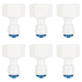 thumbnail image 1 of 6pcs Water Filter Fitting Adapter Plastic Filter Plumbing Quick Connect Pipe Connector, 1 of 7