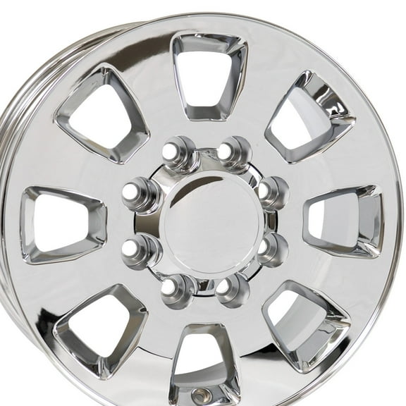 18 inch Rim fits 2011-2018 GMC Sierra 2500/3500 8x180 Chrome 18x8 Wheel Direct Fit