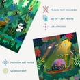 thumbnail image 4 of Pack of 3 Kids Bedroom Jungle Adventure Amazon Rain Forest Animals Colourful Unframed Wall Art Living Room Prints Set, 4 of 5