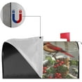 thumbnail image 4 of Christmas Red Birds Mailbox Covers, Winter Magnetic Post Box Cover Wraps Standard Size 21x18 in for Garden Yard Decor, 4 of 7