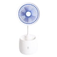 thumbnail image 1 of Cateissary Ventilador de pie recargable con opciones multicolores Ventiladores para el hogar Ventilador portátil Ventilador eléctrico Ventilador Electrodomésticos blanco, 1 of 3