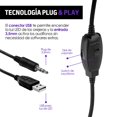 thumbnail image 5 of Audífonos Gamer con Sonido HD 360° y Luz LED RGB, Redlemon Cable Aux. de Nylon (2m) y Micrófono, Mod. G5000, 5 of 5
