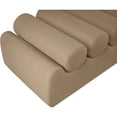 thumbnail image 5 of Meridian Furniture Rumble Tan Vegan Leather Bench, 5 of 10