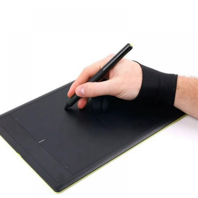 Artists Gloves Palm Rejection Two Fingers Gloves for Drawing Pen Display  Paper