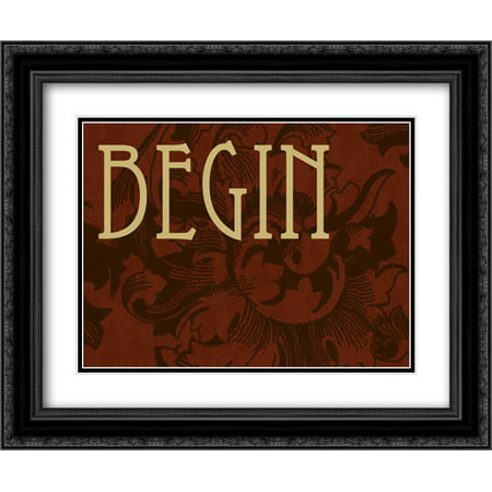 The Best Way F 2x Matted 24x20 Black Ornate Framed Art Print by Grey, (Best Way To Get Rid Of Grey Hair)