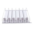 thumbnail image 2 of Adjustable Width Spring Loaded Drink Dispenser, Self Pushing Can Organizer for Soda, Beer, Wine, 6 Rows 15in Fridge Drink Holder, 2 of 8