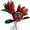 Red, variant on Artificial Flowers Fake Protea Cynaroides:Faux Protea Flower Arrangements,Silk Flowers for Home Decor Indoor Wedding Table Centerpieces,3pcs (Rose red)