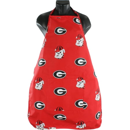 Bulldog Apron - Georgia Bulldogs Tailgating or Grilling Apron With 9