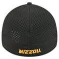 thumbnail image 4 of Men's New Era  Black Missouri Tigers Rope 39THIRTY Flex Hat, 4 of 5