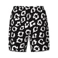 thumbnail image 4 of Lsque Mens Swim Trunks Black Leopard Pattern - Bathing Suit Compression Liner - Beach Swim Shorts Swimwear - (S-3XL) - Stretch Quick Dry -, 4 of 9