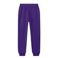 thumbnail image 5 of Womens 2 Piece Outfits Lounge Hoodie Oversized Sweatshirt Jogger Sweatpants Y2K Tracksuit Sweatsuit Set Fall Clothes Purple XL, 5 of 6