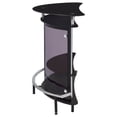 thumbnail image 5 of Amarillo Freestanding Glass Top Home Bar Wine Cabinet Black, 5 of 12