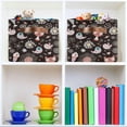 thumbnail image 6 of GZHJMY Cute Cat Birds Foldable Canvas Storage Bin, Sturdy Fabric Storage Basket with Handles, Storage Cube Box for Organizing Shelf Nursery Toy Closet 2PCS#666, 6 of 7