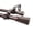 Brown, variant on Central Design 5711-287D 0.625 in. Dia. Colton Double Curtain Rod, Cocoa - 28-48 in.