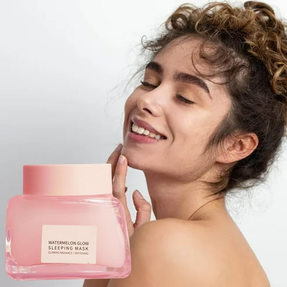 Yisang Watermelon Glow Sleeping Glowing Softening Tight Facial Gentle Exfoliating Face Help Minimize The Appearance Of Pores Even Tone Hydrate