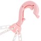 thumbnail image 3 of YSNOOWE 2Ud Estante Para Ropa Con 32 Clips Fuerte Y En Color Rosa, 3 of 6