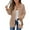 Coffee, variant on UVN Womens Shacket Jacket Waffle Shirts Long Sleeve Button Down Boyfriend Shirt Coats Side Elastic Thread Tops