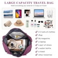 thumbnail image 6 of Gynky Travel Duffle Bag Weekender Bags for Women with Shoe Compartment Carry on Overnight Bag Gym Duffel Bag with Wet Pocket Hospital Bags for Labor and Delivery, 6 of 8