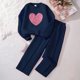 thumbnail image 5 of Cowsor Little Girls Outfits 2 Piece Toddler Long Sleeve Sweatshirt Leggings Pants Clothing Set, 5 of 5