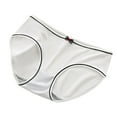 thumbnail image 2 of Jiaroswwei Women Panties Contrast Color Mid Waist Bow Stretch Underwear Japanese Korean Plus Size Sexy Close Fit Underpants Briefs Women Clothes, 2 of 8