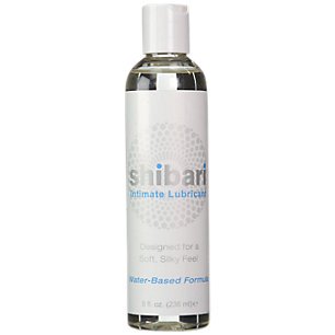 Shibari Premium Personal Lubricant, Water Based Lube, 8 Ounce Bottle