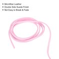 thumbnail image 4 of 98.43Yard 2.6mm Flat Leather Cord Suede String for DIY Crafting, Pale Pink, 4 of 7
