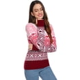 thumbnail image 3 of Totatuit Fashion Women’s V Neck Long Sleeve Sweater Casual Pullover Light Weight Tops, 3 of 5