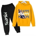 thumbnail image 3 of Conjunto de sudadera y pantalones con estampado de Mbappé para niños, primavera y otoño, conjunto de ropa deportiva de 2 piezas para niños y niñas, ropa para niños, 3 of 5