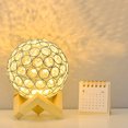 thumbnail image 2 of Crystal Tennis Lamp Rechargeable Led Energy-Saving Night Light Bedroom Sleep Touch Girl Decoration Lamp, 2 of 12