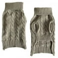 thumbnail image 2 of Casual Canine Cable Knit Dog Sweater - Bark to School Gray, 2 of 2