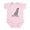 Petal Pink, variant on - Little Wolf Baby Light Bodysuit - Baby Light Bodysuit, Size Newborn - 24 Months