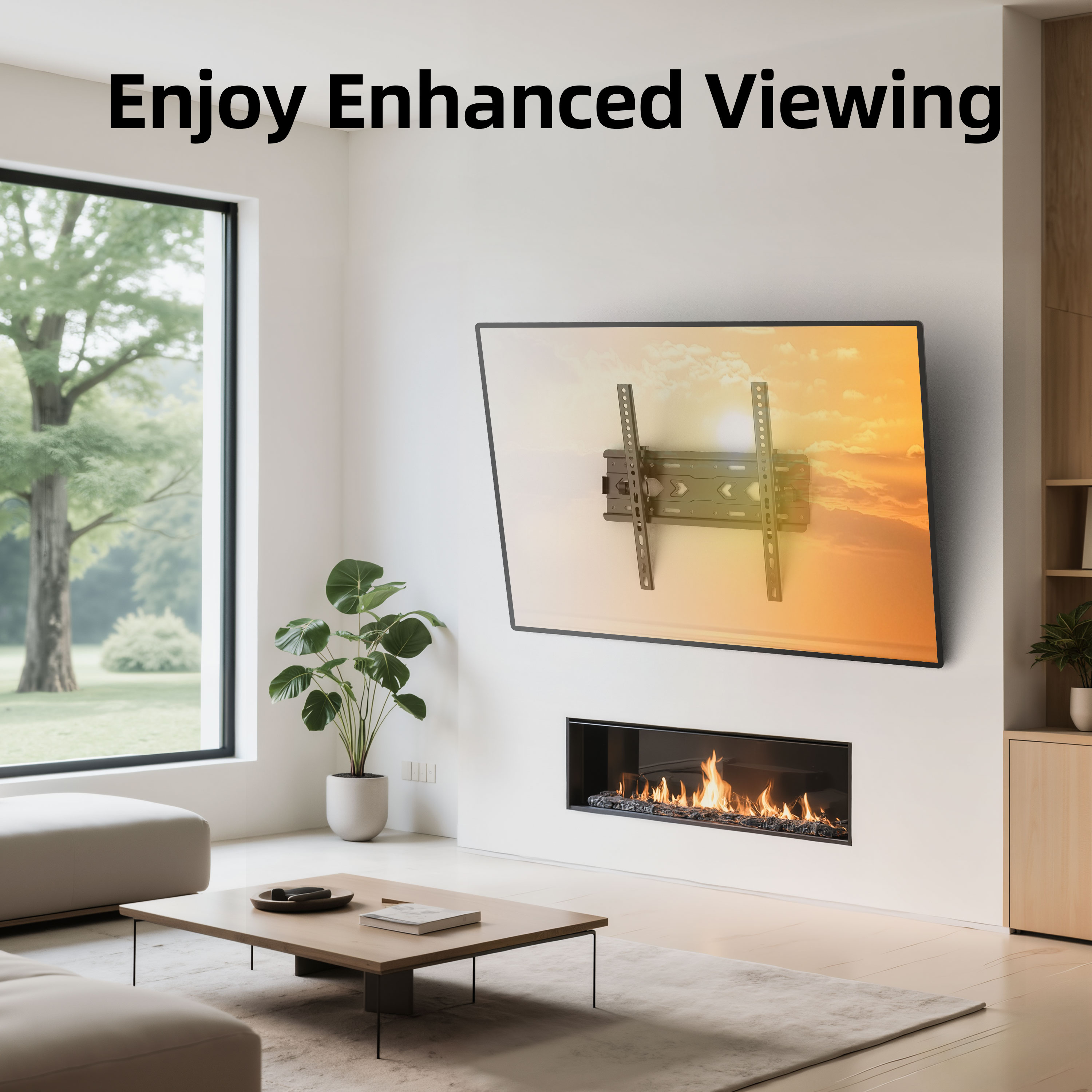 MountLiving Tilting TV Wall Mount for 23-70 Inch TVs, 99 lb Capacity photo 6