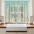 thumbnail image 2 of Ambesonne Lifestyle Kitchen Curtains, Life Words, 55"x39", Multicolor, 2 of 3