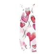 thumbnail image 2 of FAHXNVB V Neck Sleeveless Jumpsuits for Girls Hearts Print Spaghetti Straps Long Pants Fashion Casual Rompers With Pockets 5-14 Years, 2 of 5