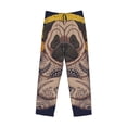 thumbnail image 4 of Fotbe Pug dog Yoga Men's Pajama Pants,Sleepwear Pants,Pj Bottoms Drawstring And Pockets-Large, 4 of 9