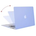 thumbnail image 2 of Mosiso Laptop Plastic Hard Cover Case for Macbook Air 13 inch( A1466/A1369 2010-2017 Only),Serenity Blue, 2 of 4