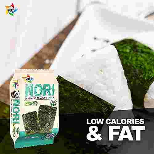 Kimnori Organic Roasted Sushi Nori - 160 Sheets, Kosher, Gluten Free