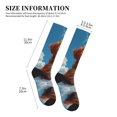 thumbnail image 2 of Compression Socks for Women & Men, Blue Sky Cloud Puppy 15-20mmHg Support Socks -Athletic Running Travel, 2 of 8