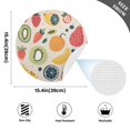 thumbnail image 2 of Ryvnso Strawberry Fruit Round Plate Mats Dining Table Placemat Set of 4 for Holiday Decoration, 2 of 7