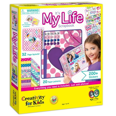 Colored Scrapbook Kit - Creativity for Kids It's My Life Scrapbook Kit