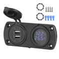 thumbnail image 1 of Cargador de coche dual USB Sailing con toma de corriente de 12 V y toma para encendedor de cigarros Azul, 1 of 10
