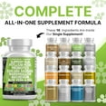 thumbnail image 2 of Clean Nutraceuticals Slippery Elm Psyllium Husk Pre Probiotic Digestive Gut Health Supplement with Aloe Vera Cascara Sagrada Marshmallow Root DGL Licorice Senna Extract, 2 of 9