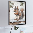 thumbnail image 3 of Winter Squirrel Rustic Wall Decor Farmhouse Wall Art Decor Wood Hanging Decoration for Living Room Bedroom 1000 Piece Puzzles for Adults 20"x30", 3 of 8