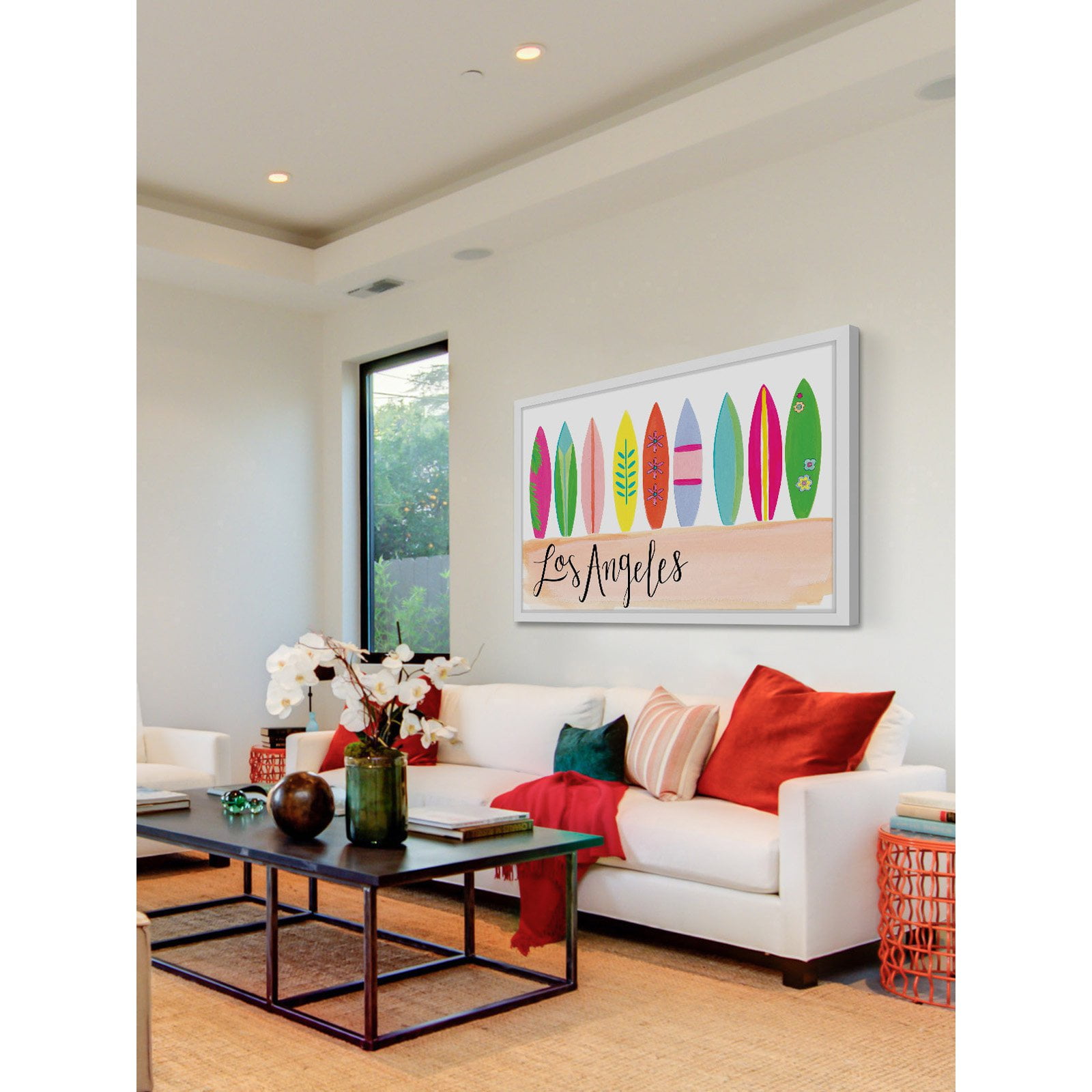 Marmont Hill "Surfboards" by Molly Rosner Framed Painting Print