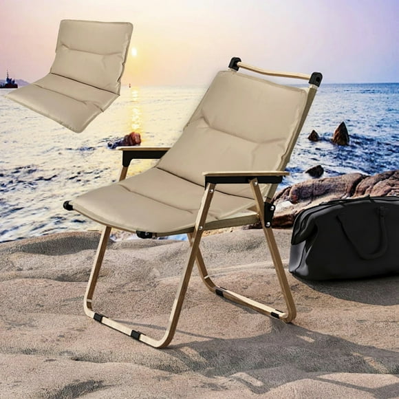 YIMWNYI Back Chair Cushion, Portable Beach Chair Cushion, Comfortable Camping Pad, Easy to Clean Outdoor Chair Cushion, Versatile Folding Chair Accessory, Lightweight, Travel-Friendly Chair Pad