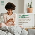 thumbnail image 2 of THREAD SPREAD 100% Organic Cotton Sheets Twin XL Size - Percale Weave Cotton Sheets Twin XL Size (3 PC, Blush), Soft Cooling Hotel Sheet Set, 2 of 7